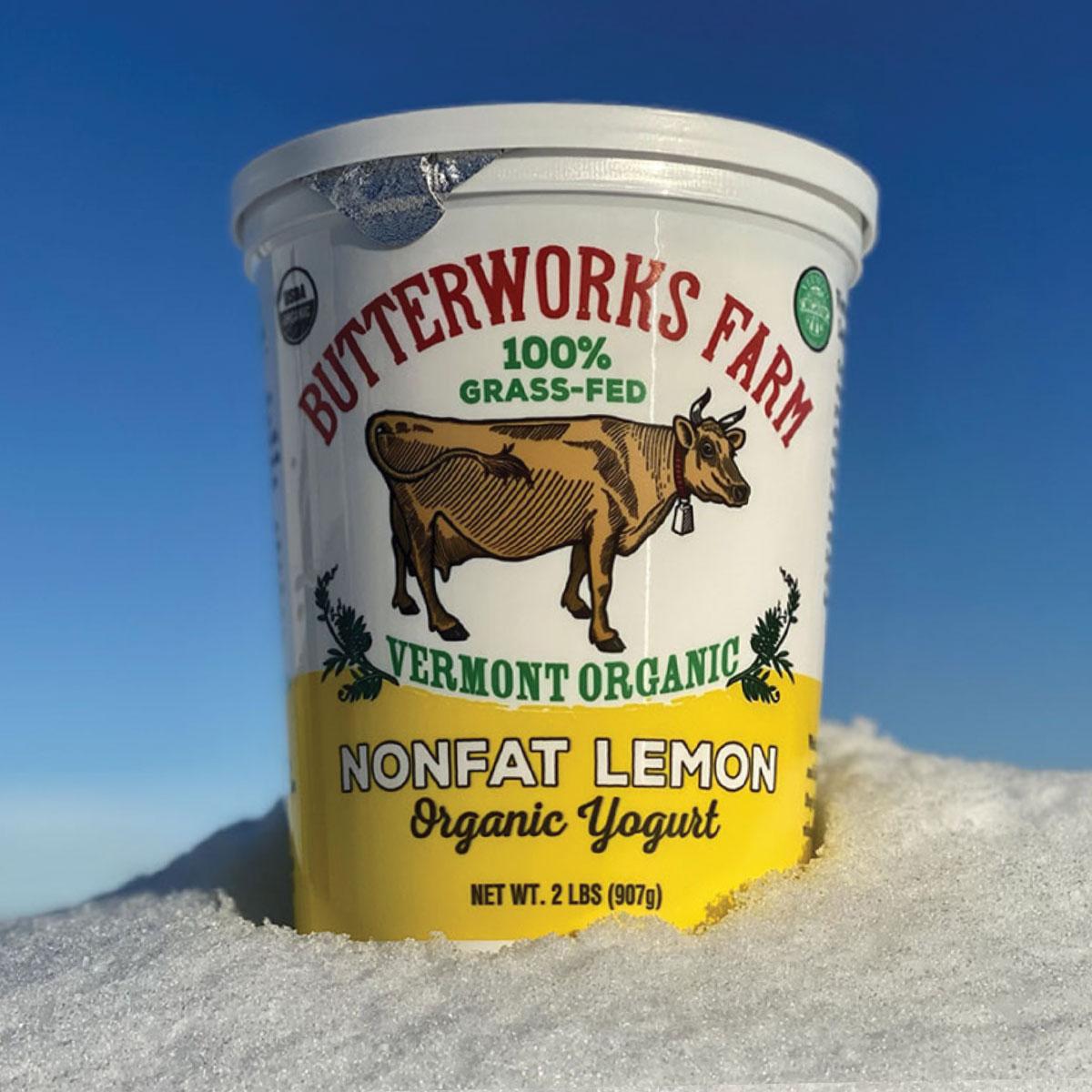 Organic Non Fat Lemon Yogurt