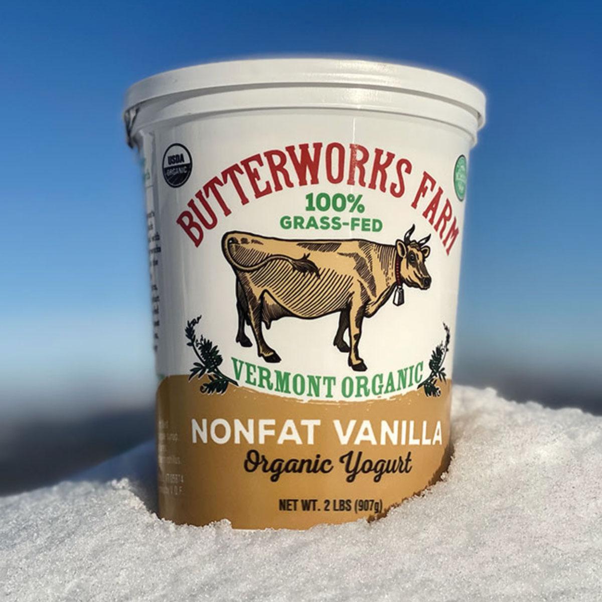 Butterworks nonfat vanilla yogurt